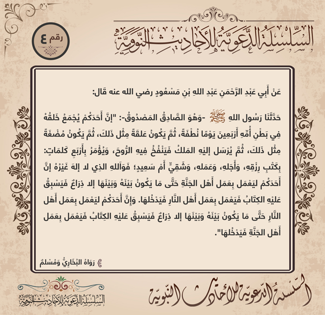 الخلق والقدر، البطاقة 4