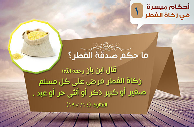 Zakat al-fitr 1: wide question card